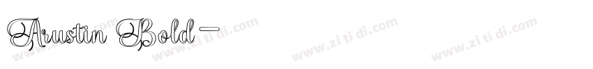 Arustin Bold字体转换